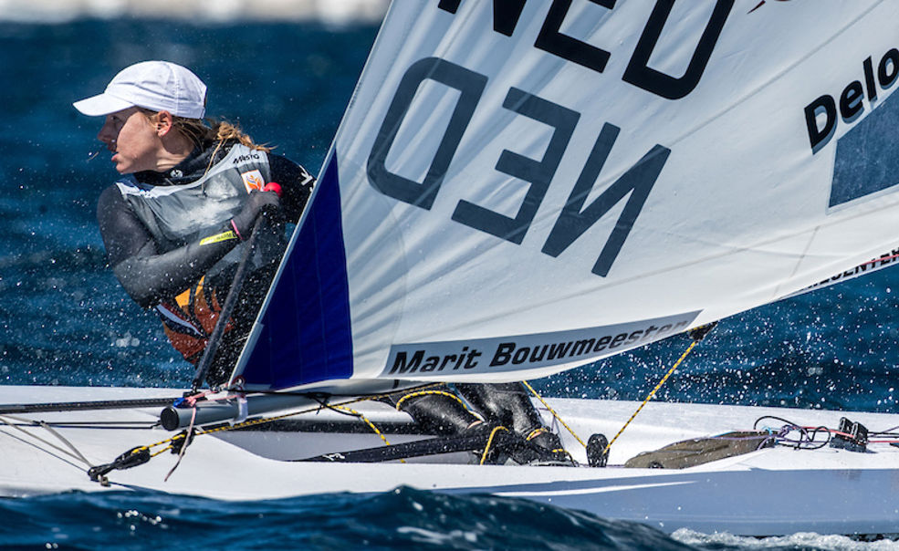 Marit Bouwmeester kijkt ernaar uit! (fotograaf Sailing Energy)