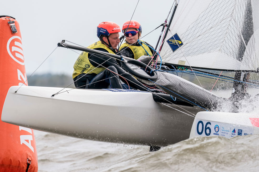 Van der Meer en Bouwer (foto Sailing Energy)