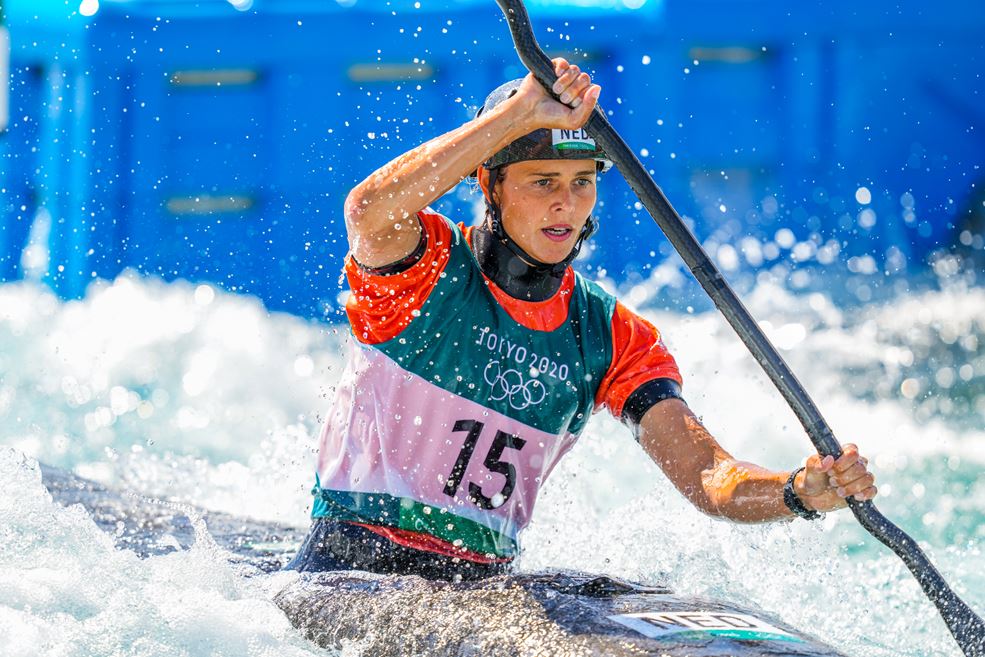 Martina Wegman in actie (TeamNL / Orange Pictures)