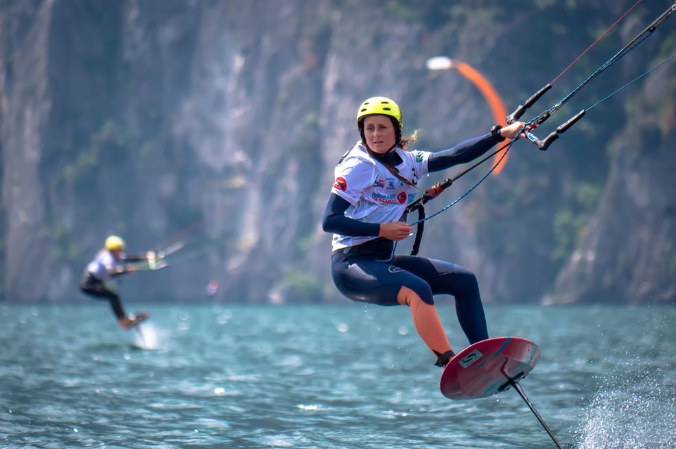 Mariska Wildenberg tijdens Formula Kite World Championships 2019 - Foto: IKA