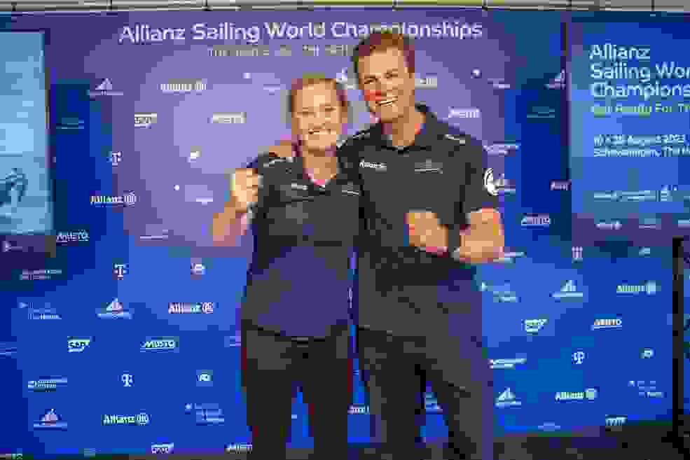 Willemijn Offerman en Scipio Houtman, archiefbeeld WK 2023
