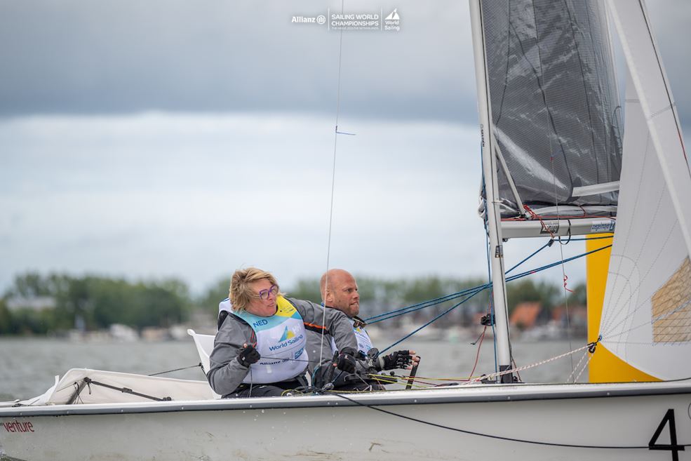 Jasper Zuidervaart & Wieke Mulder (foto World Sailing / Isabel van Opzeeland)