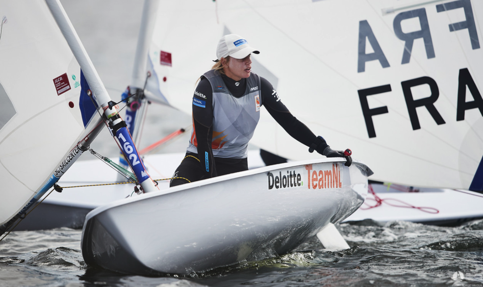 Marit Bouwmeester op Laser radial EK (foto Robert Hajduk)