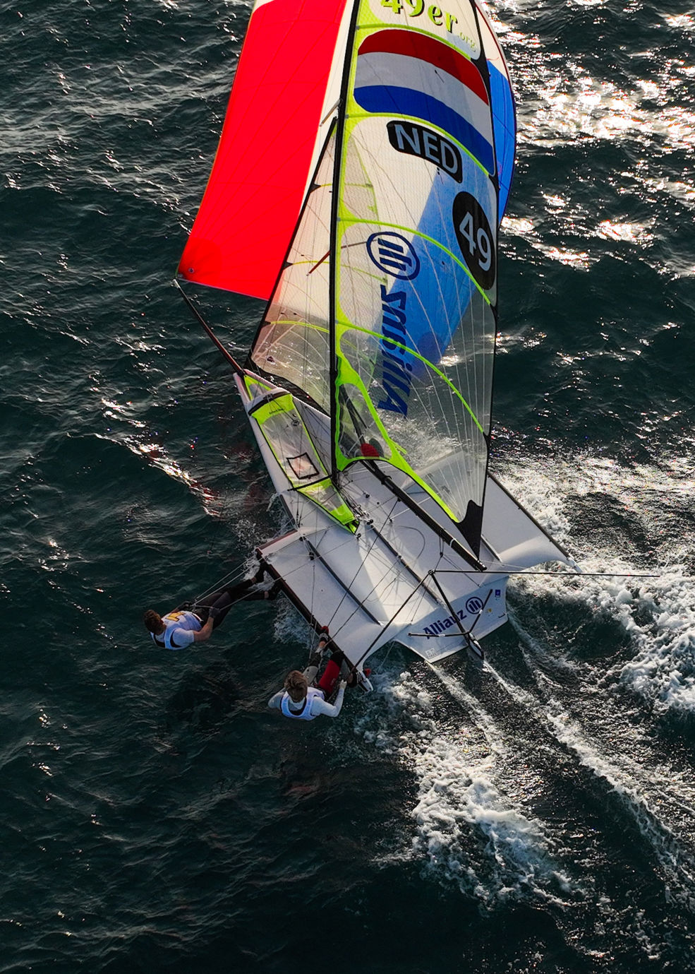 Bart Lambriex en Floris van de Werken (fotograaf Sailing Energy)