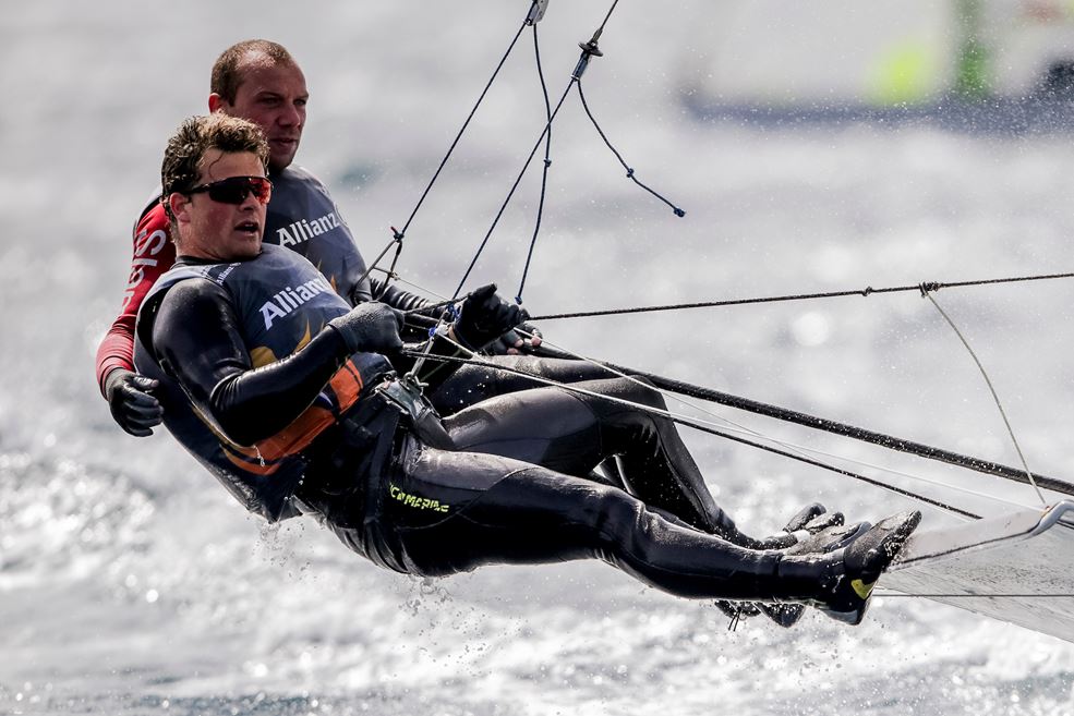 Scipio Houtman (l) en Pim van Vugt (foto Sailing Energy)