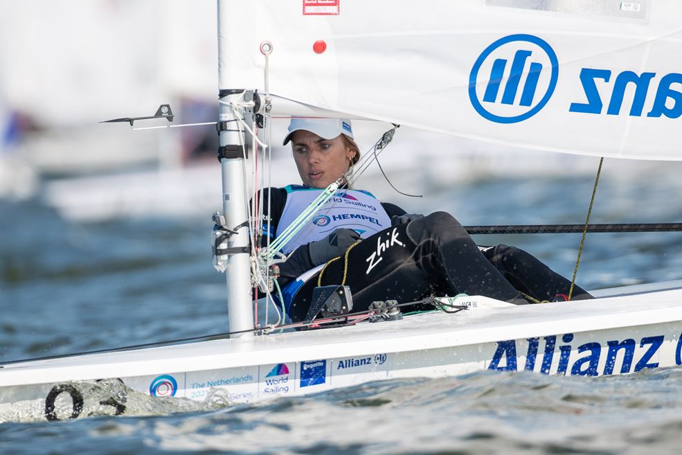 Marit Bouwmeester geniet (foto Sander van der Borch)